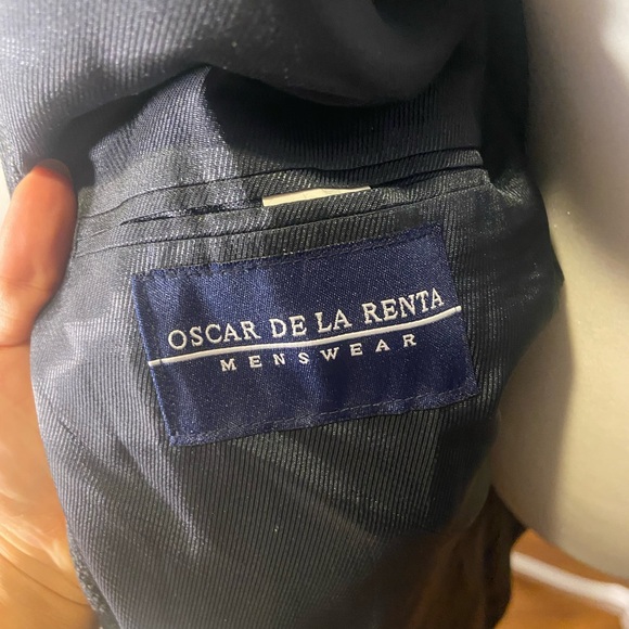 Oscar de la Renta Charcoal Blazer Vintage - Picture 4 of 12